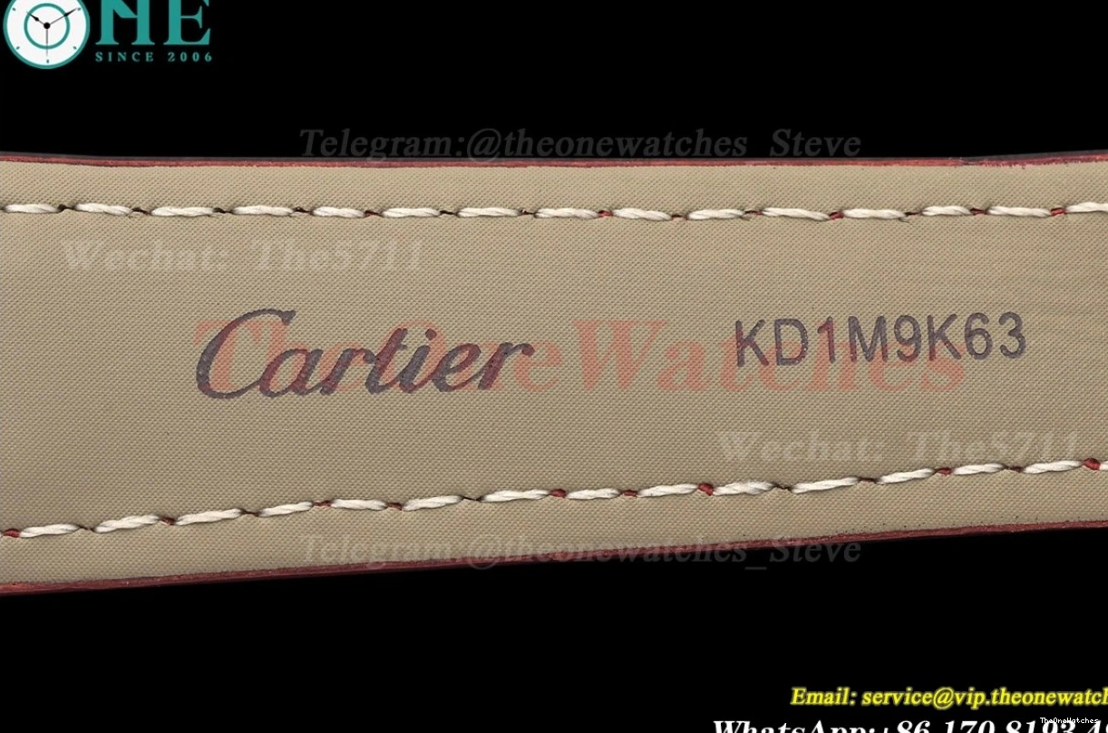 NH05 Cartier Red Ballon Dial LE Bleu GDF 33mm De SS 0416